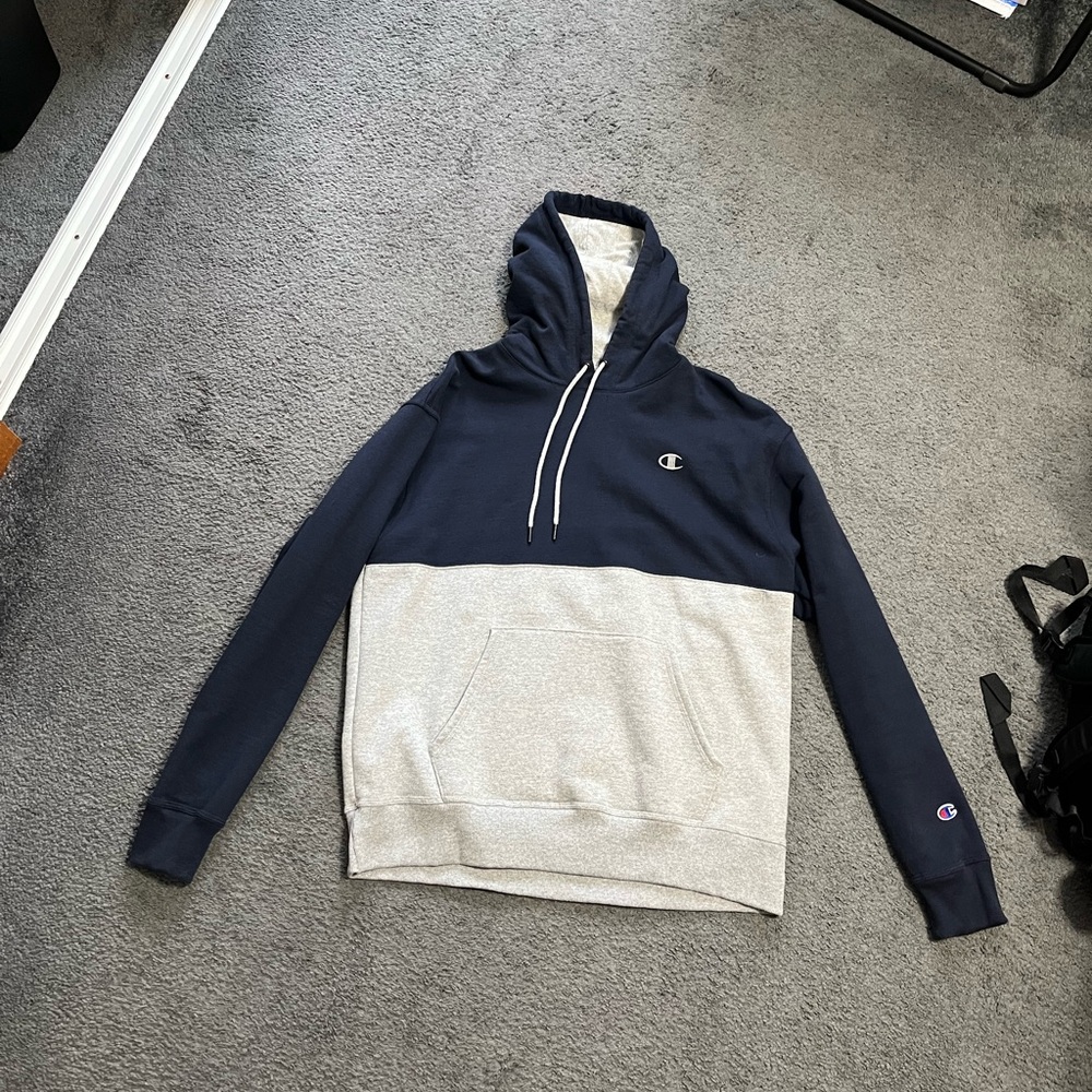 Champion Sweatshirt Navy and Gray